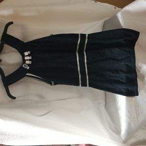 M.K.M Designs Black & Silver  Dress Size Large